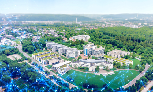 Campus der FernUniversität in Hagen, Luftaufnahme